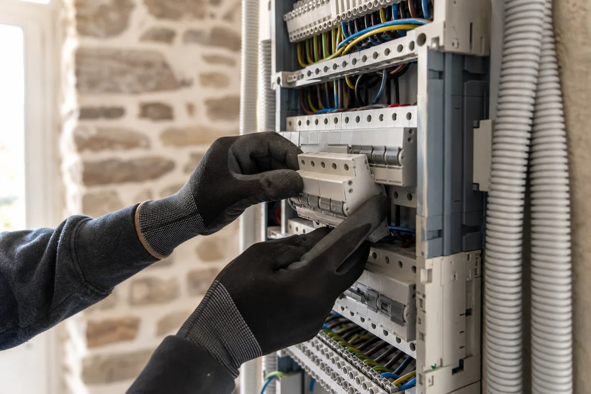 Électricien à Douarnenez et Quimper : dépannage et normes